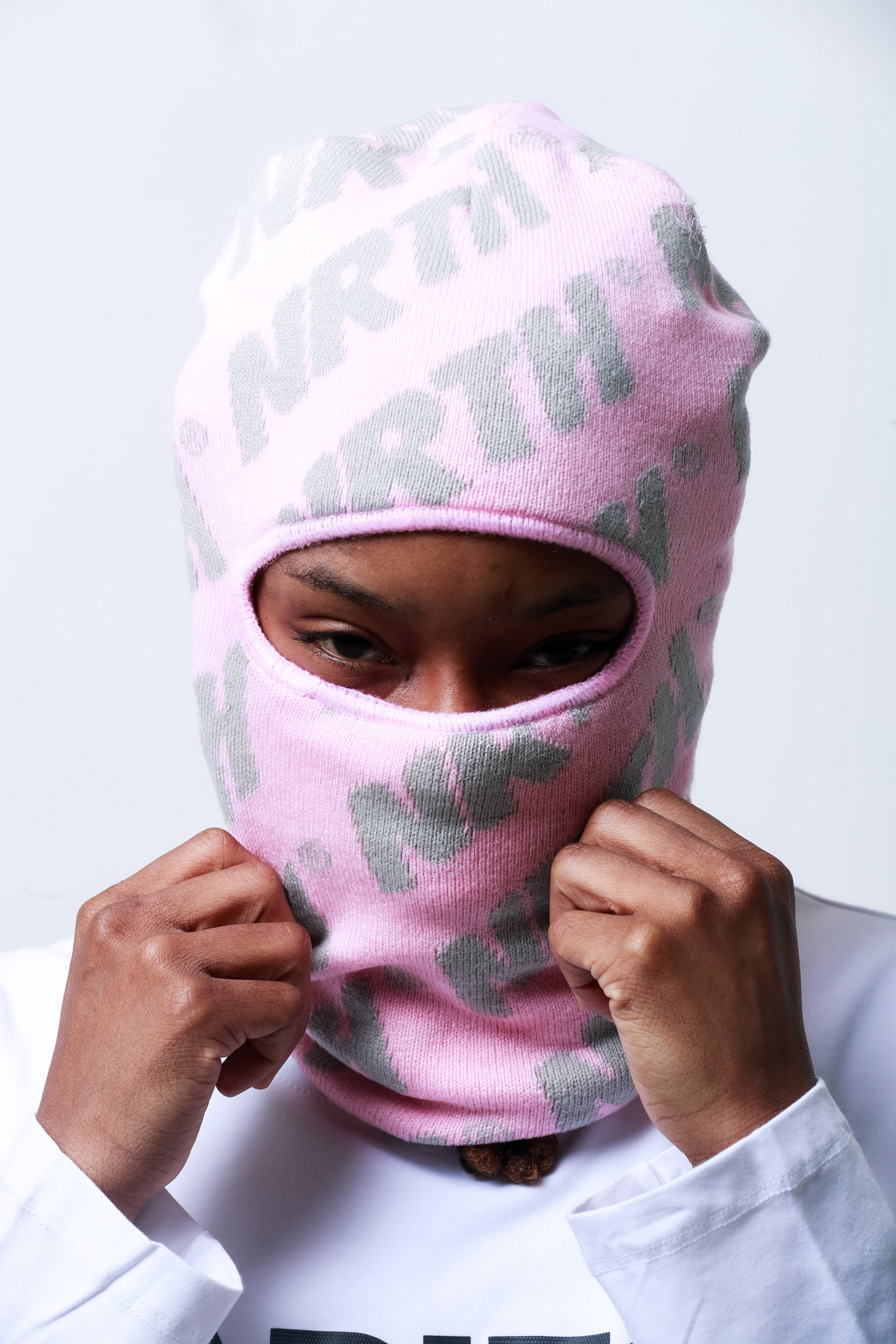 Pink Nrth Ski Mask Thick