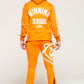 Orange Winning Season Flare Joggers