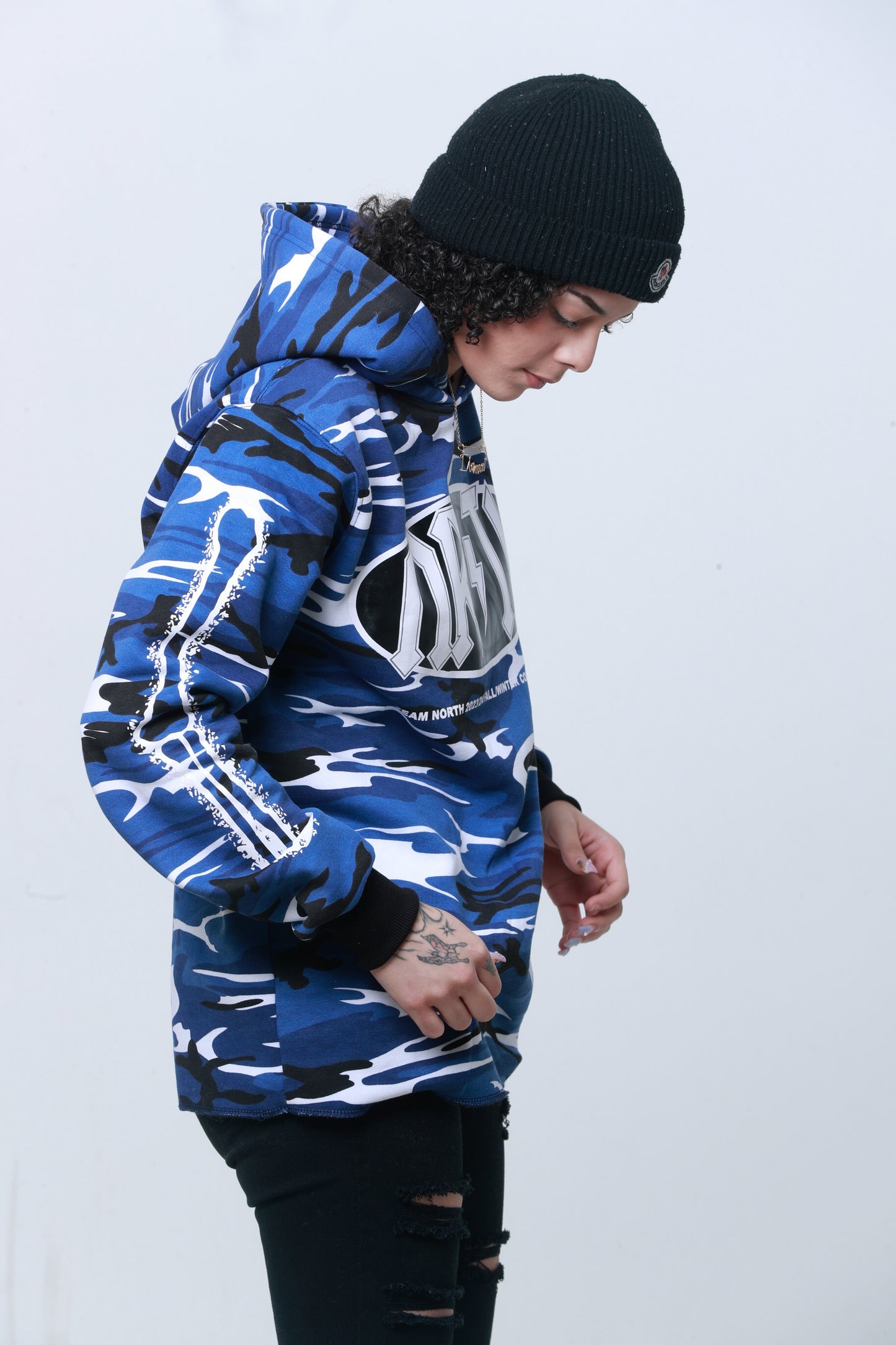 Blue Camo Winning Season Pullover