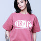 Nrth Oval Puff Print  Faded Red Tee