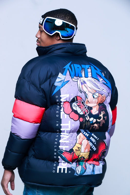 Limited Edition Early Release Nrth Puffer Coat ( 1of 1 ) Medium/ Large Fit .