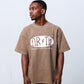 Nrth Oval Puff Print Brown Tee