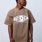 Nrth Oval Puff Print Brown Tee