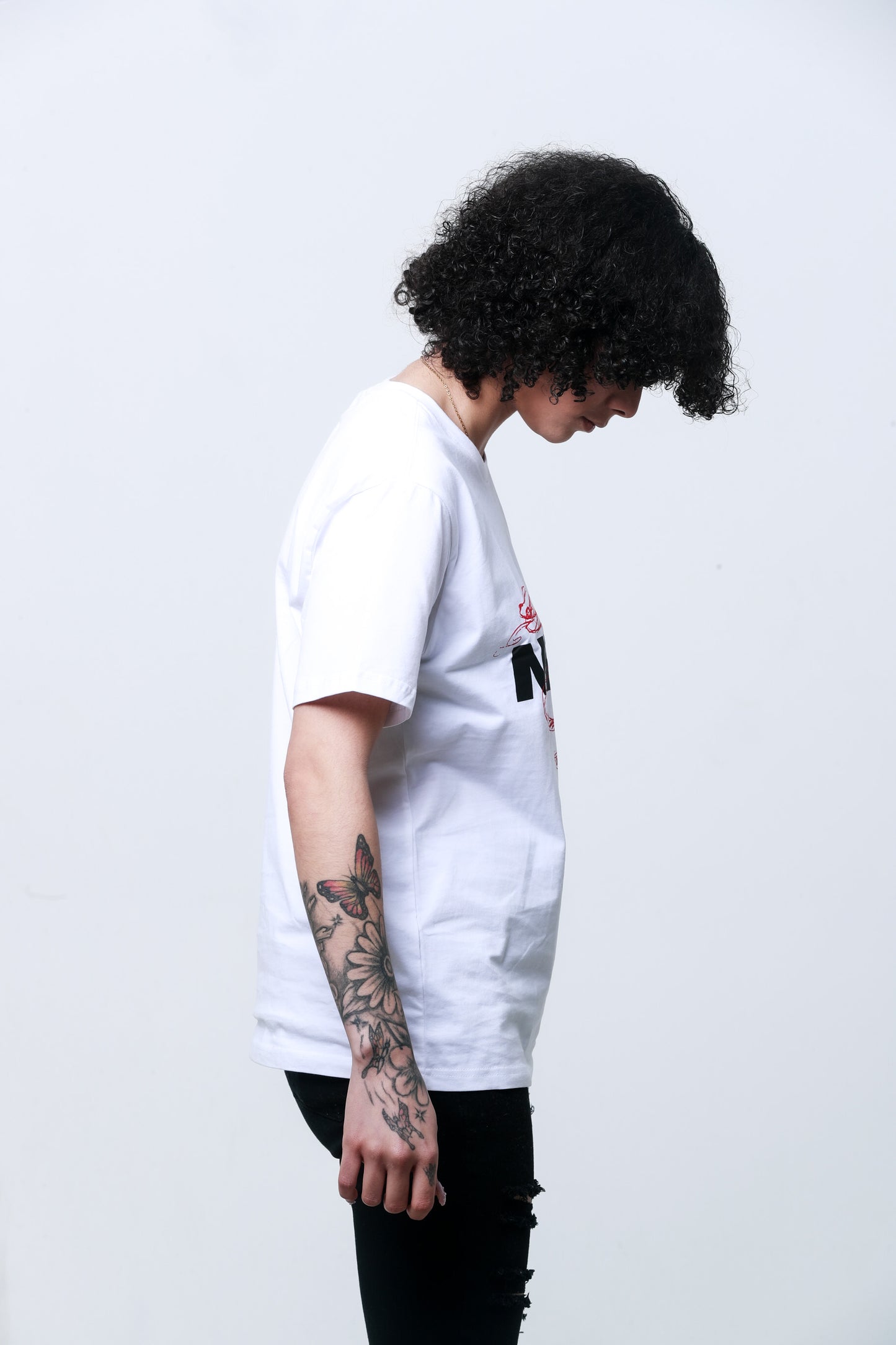 V1 Alternate NRTH Snake White Graphic Tee