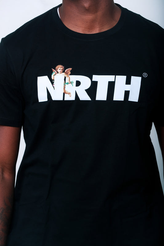 NRTH Angels Black Graphic Tee