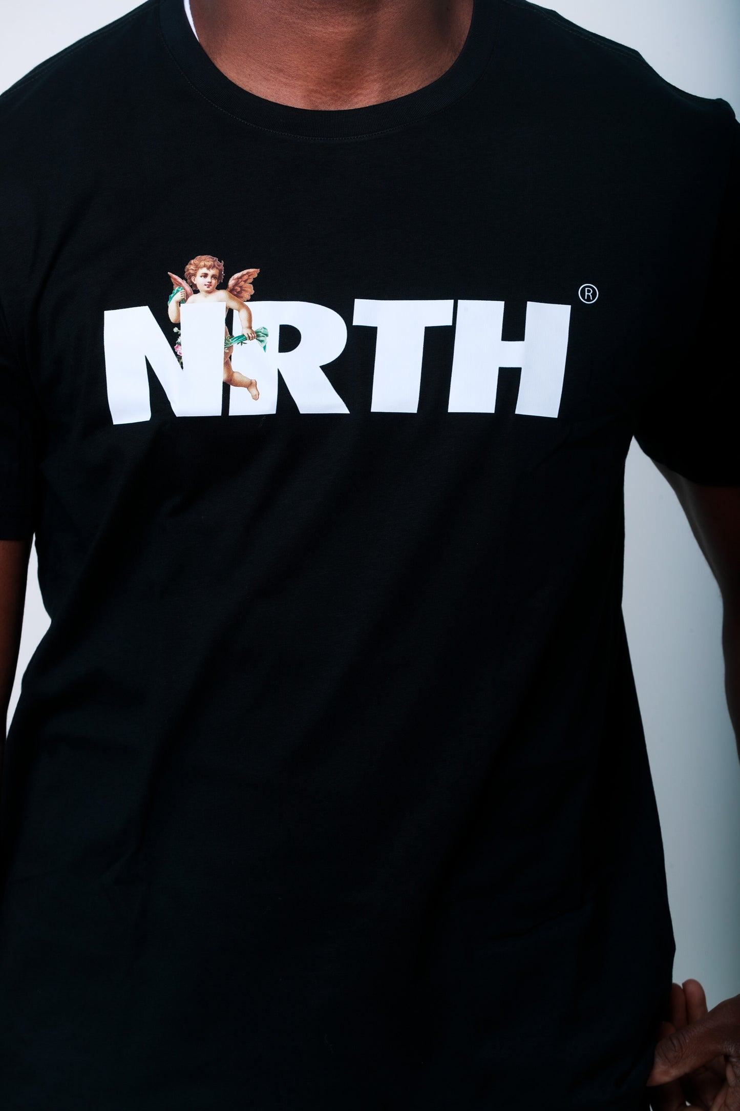 NRTH Angels Black Graphic Tee