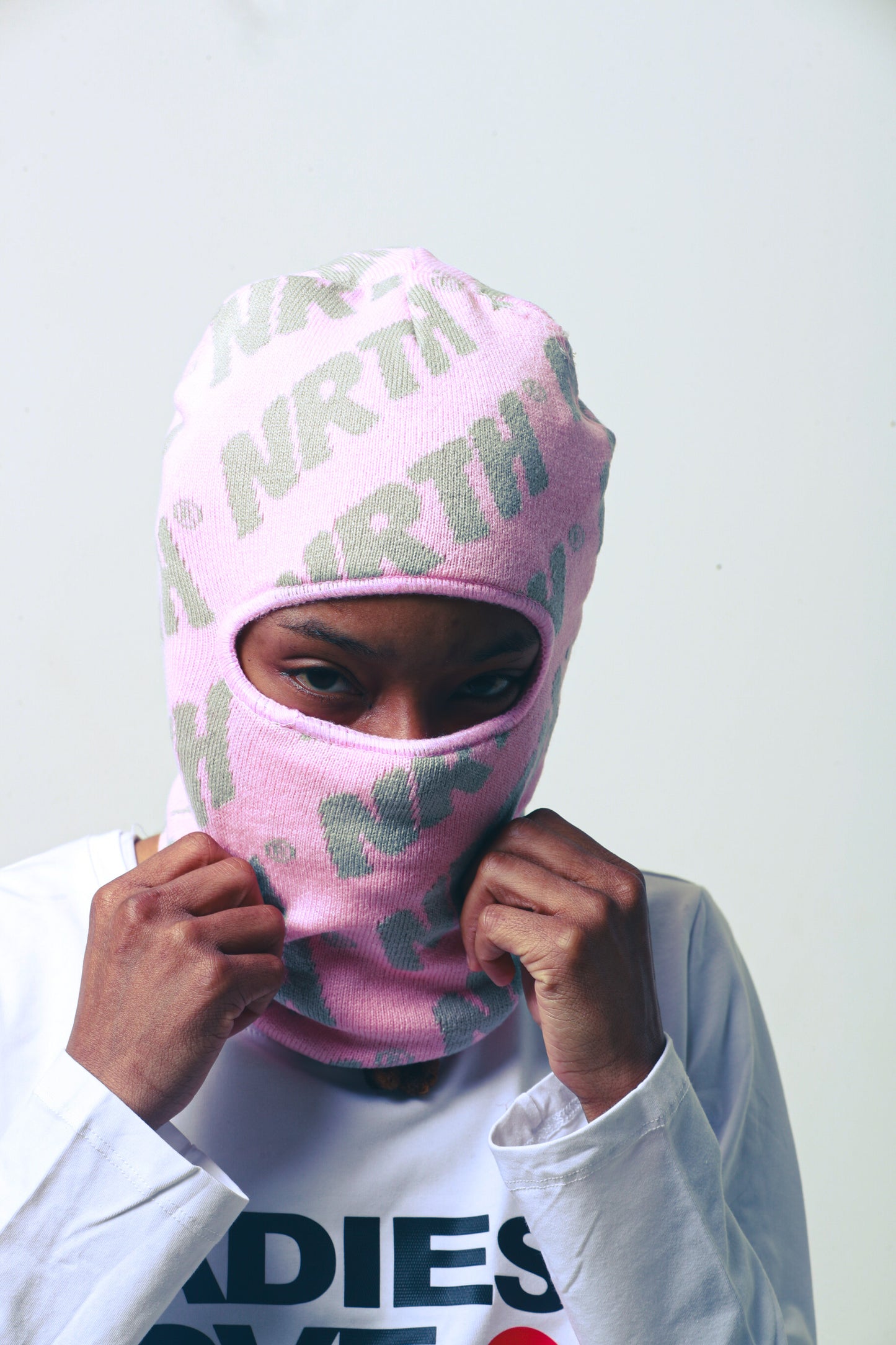 Pink Nrth Ski Mask Thick