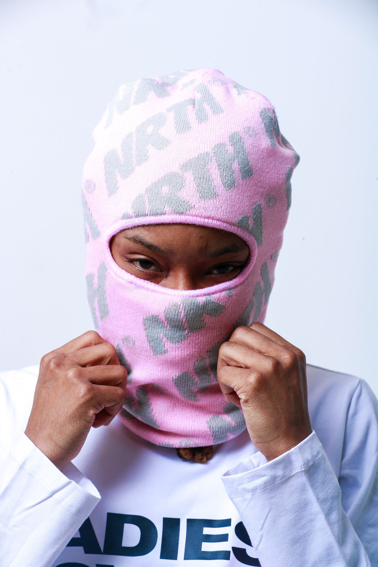 Pink Nrth Ski Mask Thick