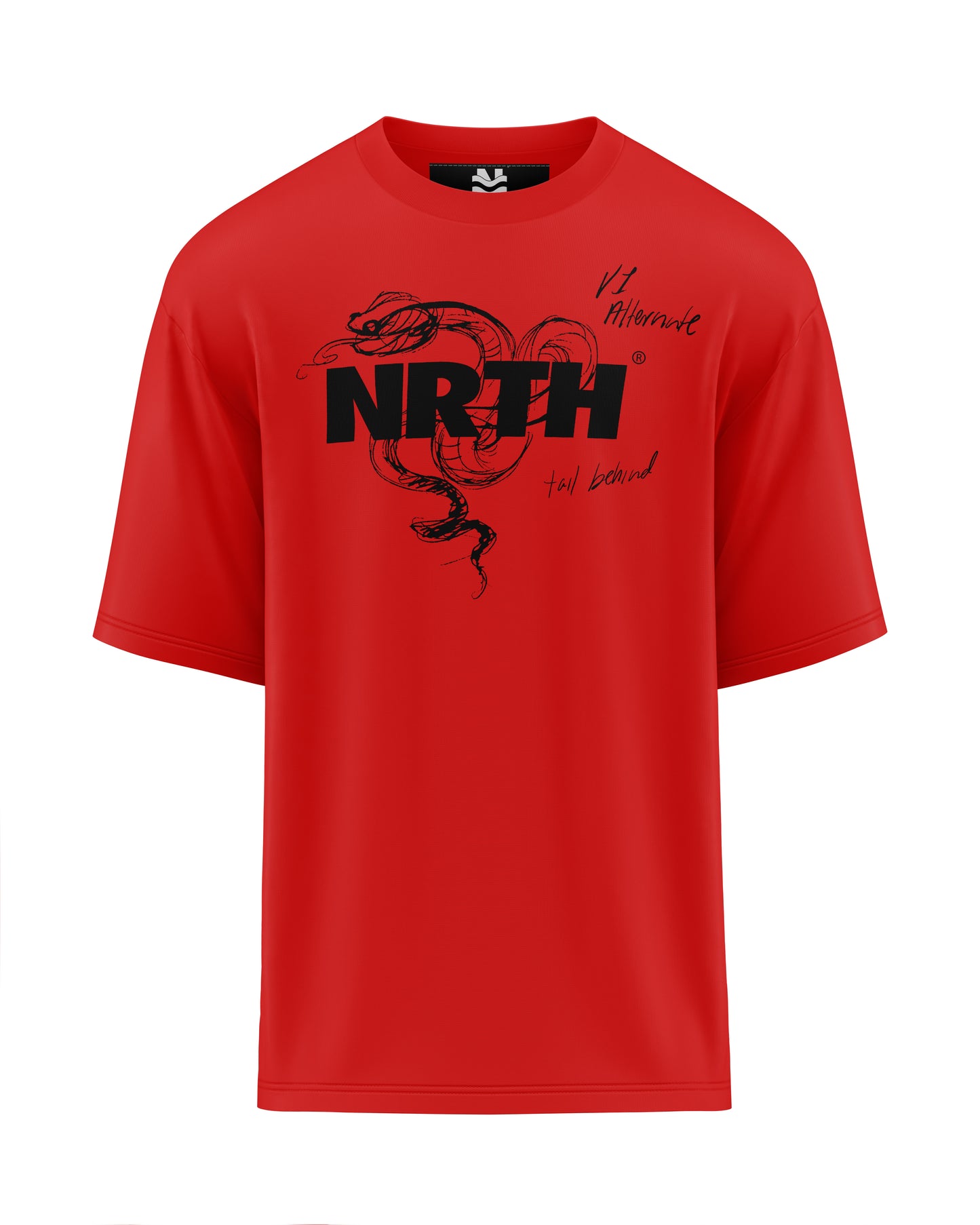 V1 Alternate NRTH Snake Red Graphic Tee