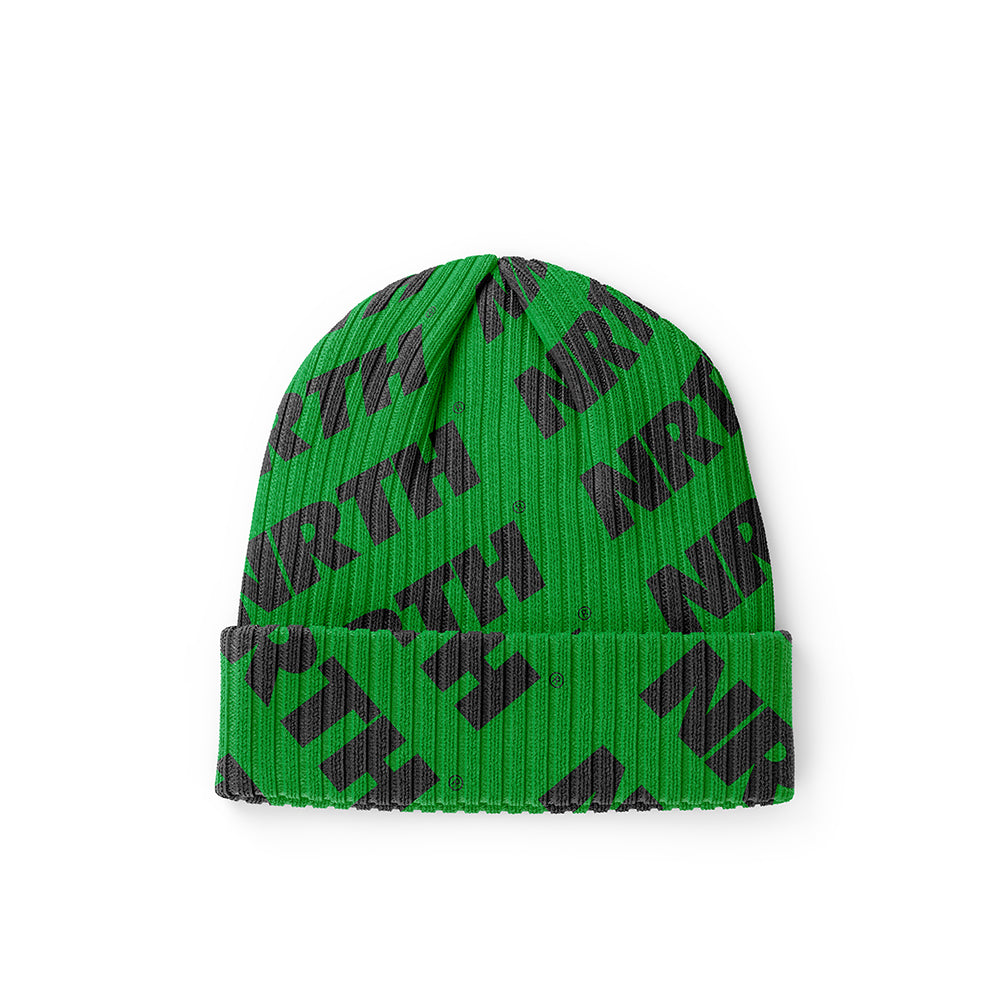 Green NRTH All Over Skully